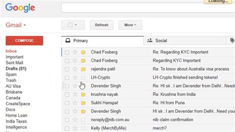 Show Starred Emails Important Unread Messages At The Top In Gmail