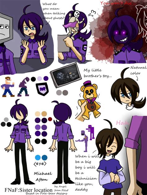 Michael Afton Reference Remake By Angel From FNaF Deviantart On