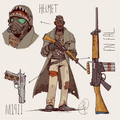 Desert Ranger By Fernand0fc Fallout Concept Art Concept Art