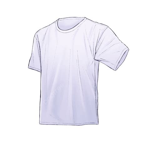 T Shirt Png Picture Hand Drawn White T Shirt White T Shirt Mockup