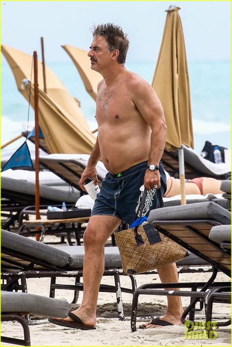 Photo Chris Noth Goes Shirtless On The Beach During Miami Vacation 24 Photo 4082925 Just Jared