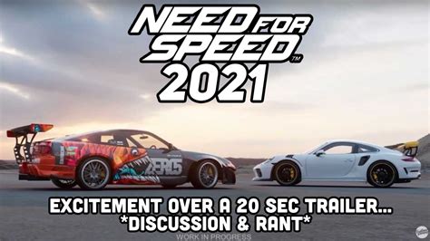 People Are Excited Over A 20 Second Need For Speed 2021 Teaser Rant