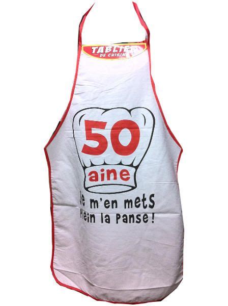 Tablier 50 Aine Cadeau Anniversaire 50 Ans Tablier Cadeau