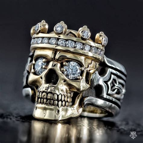 Pin By Watch Division On Jewelry Skull Wedding Ring Mens Skull Rings