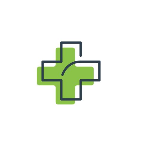 Medical Cross And Health Pharmacy Logo Vector Template In 2022 Vector