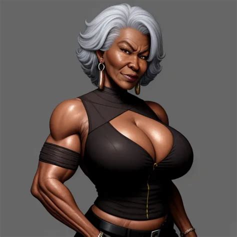 Wallpaper Converter Gilf Huge Serious Sexy Strong Ebony Granny