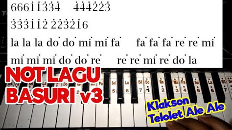 Not Piano Pianika Basuri V3 Klakson Telolet Ale Ale Ale Youtube