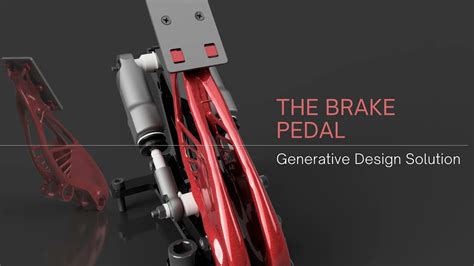 Generative Design The Brake Pedal Autodesk Fusion 360 Youtube