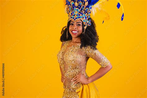 Brazilian Woman At Carnival Brazilian Woman Dancing At Carnival