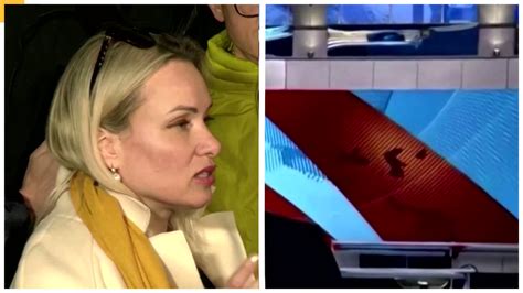 Reuters On Twitter Russian Tv Journalist Marina Ovsyannikova Famous For Staging An On Air