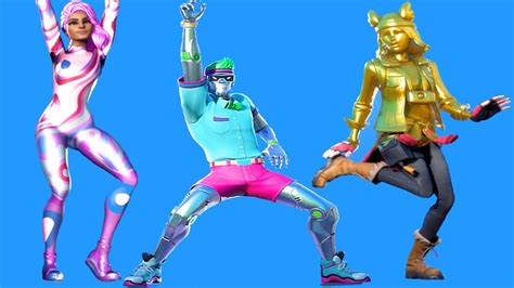 Fortnite All Dances Season 1 13 Updated To Its Complicated Chapter 2 Season 3 Youtube