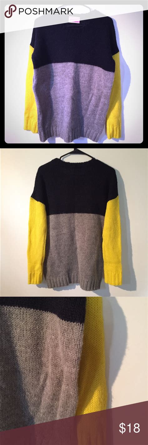 Colorblock Sweater Color Block Sweater Sweaters Clothes Design