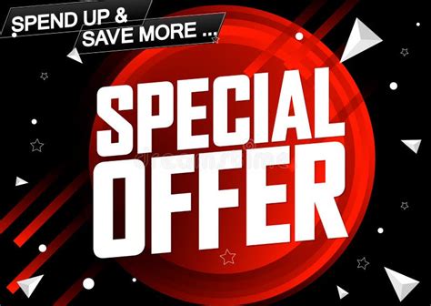 Special Offer Sale Poster Design Template Horizontal Banner Vector