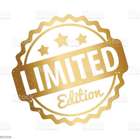 Limited Edition Rubber Stamp Award Vector Gold Stock Vector Art & More ...
