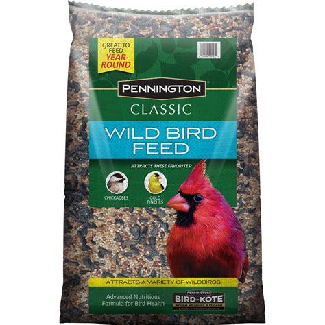 Pennington Classic Wild Bird Feed Seed 40lbs With Vitamins Minerals