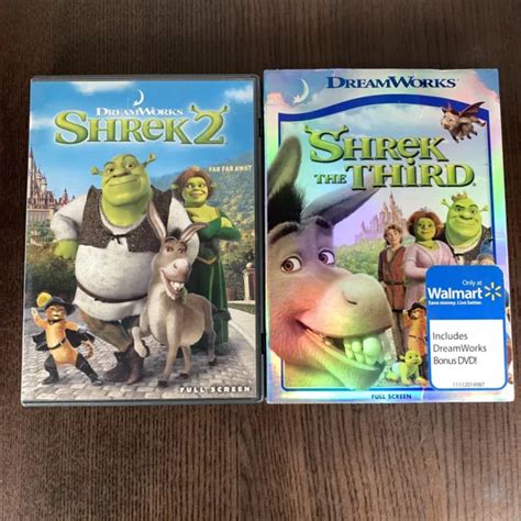 Shrek Shrek 2 Shrek The Third And Shrek Forever After Widescreen Dvd