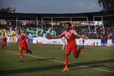 13th Sag Nepals Men Football Team To Face Sri Lanka Today