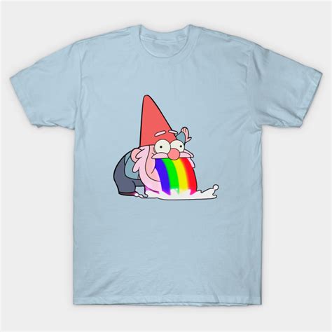 Gnome Puking Rainbows Gravity Falls T Shirt Teepublic