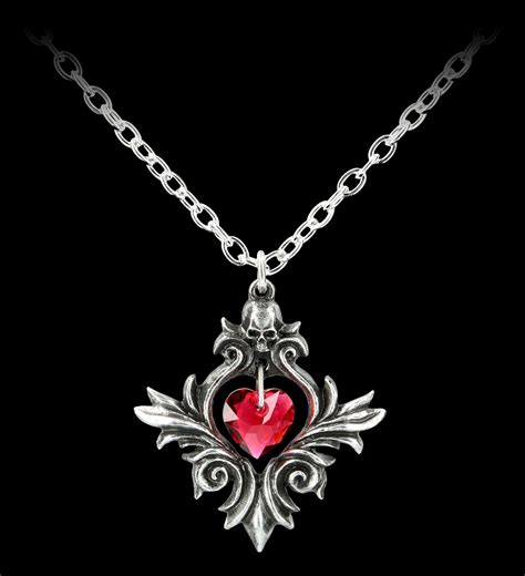 Alchemy Gothic Herz Halskette Bouquet Of Love Figuren Shopde