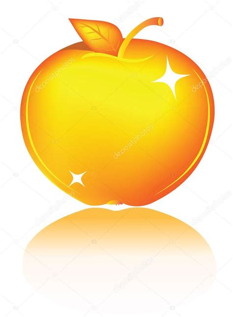 Golden Apple Clipart Free Download On Clipartmag