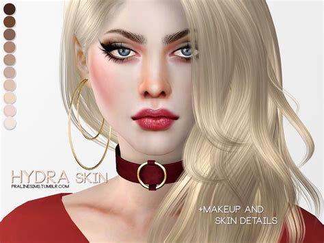 Pralinesims Ps Hydra Skin Overlay The Sims 4 Skin Sims 4 Cc Skin Sims