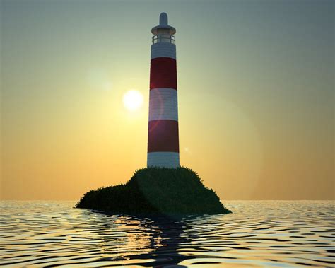 Completed scenic lighthouse cross stitch kit measures 5'' x 7''. 3D model LightHouse | CGTrader