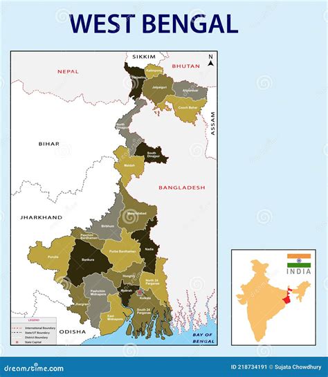Political Map Of Bengal