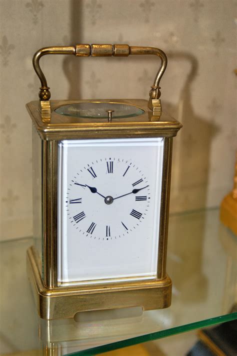 A Fine Brass 8 Day French Carriage Clock With Lever Platform Escapement