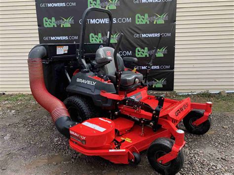 In Gravely Pro Turn Commercial Zero Turn W Bagger A Month