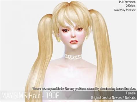 May Sims May Hair 190f Hair Retextured Sims 4 Hairs