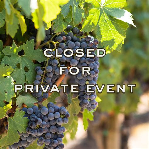 Closed For Private Event Concannon Vineyard