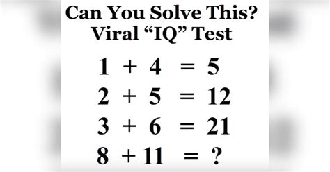 Viral Iq Test Puzzle