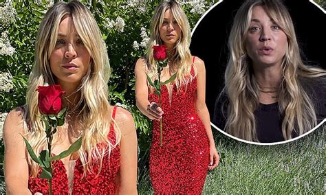 Kaley Cuoco Dresses Up Like A Bachelorette And Recalls Shooting Her
