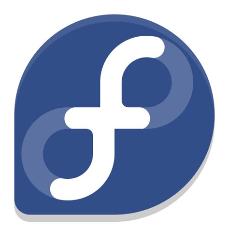 유통 로고 Fedora 소셜 미디어 및 로고 아이콘