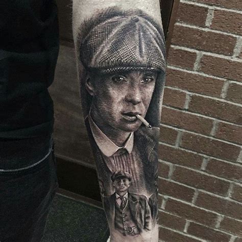 Thomas Shelby Tattoo From BBC Show Peaky Blinders Peaky Blinders