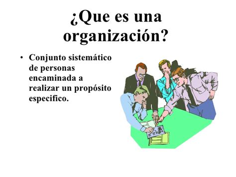 Que es organización