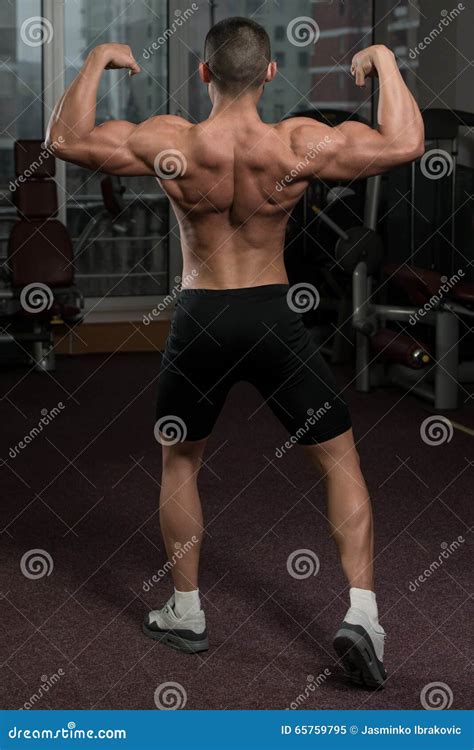 Double Biceps Pose Stock Image Image Of Muscle Human 65759795