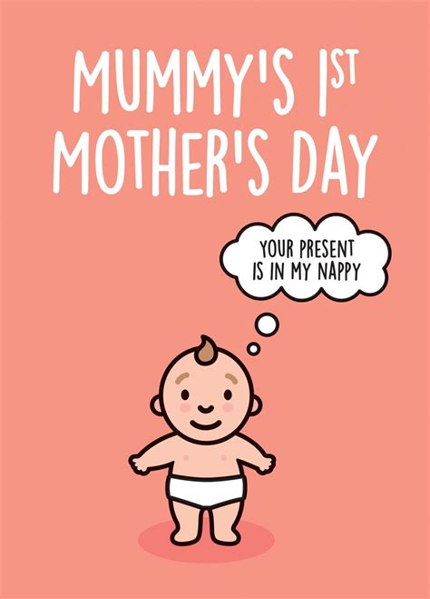 Happy 1st Mothers Day Card Scribbler