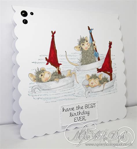 house mouse teacup birthday card more details can be found over on my blog ngcards
