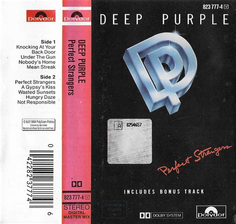 Deep Purple Perfect Strangers 1994 Cassette Discogs