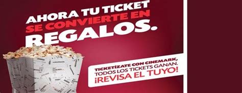 Promoción Ticketízate Cinemark Obtén Beneficios Con La Compra De Tus