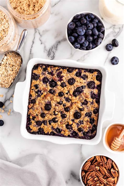 Blueberry Baked Oatmeal Recipe The Cookie Rookie