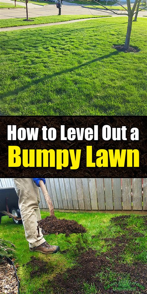 How To Level Out A Bumpy Lawn Lawn And Garden Unlimited Spring Lawn