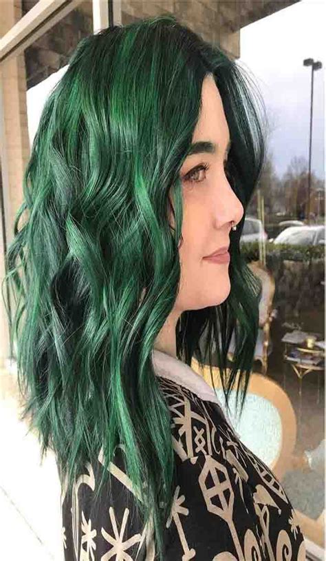10 Shade Of Green Hair Which Are In Huge Trend In 2019 Hairminia