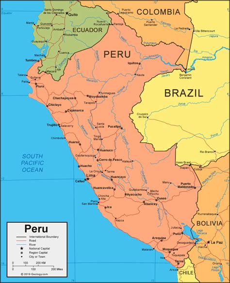 Where Is Peru On A World Map Islands With Names