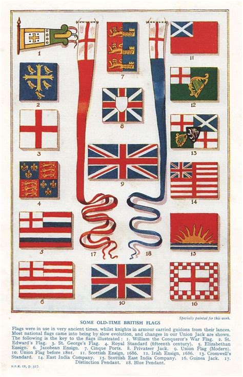 Historic British Flags British Flag Flag Flag Prints
