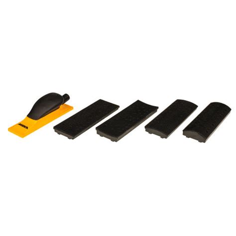 Mirka Sanding Block Kit 70x198mm Grip 40h Yellow Sp Supplies