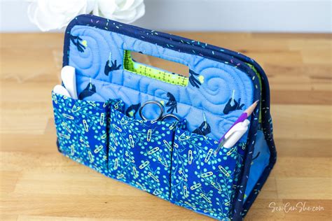 The Amazing A Frame Organizer With Cut Out Handles Free Sewing Pattern