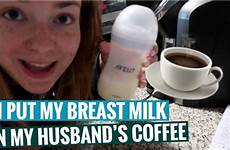 milk breast husband drinks prank