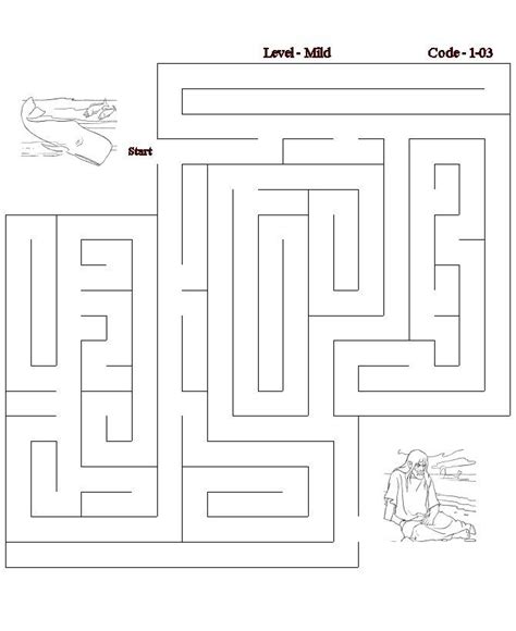 Jonah And The Whale Maze Activity